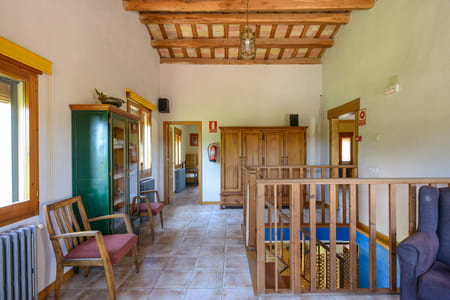 casa rural Can Salva escaleras