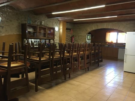 casa rural Can Morat comedor